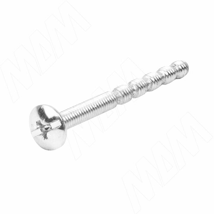 Винт с полукруглой головкой под крест, M4 X 45, универсальный оцинкованный