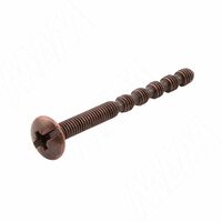Винт с полукруглой головкой под крест, M4 X 45, универсальный, бронза