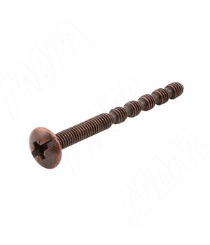 Винт с полукруглой головкой под крест, M4 X 45, универсальный, бронза