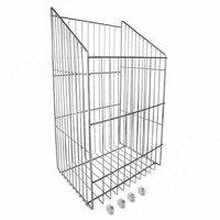 ROUND Корзина для белья, хром