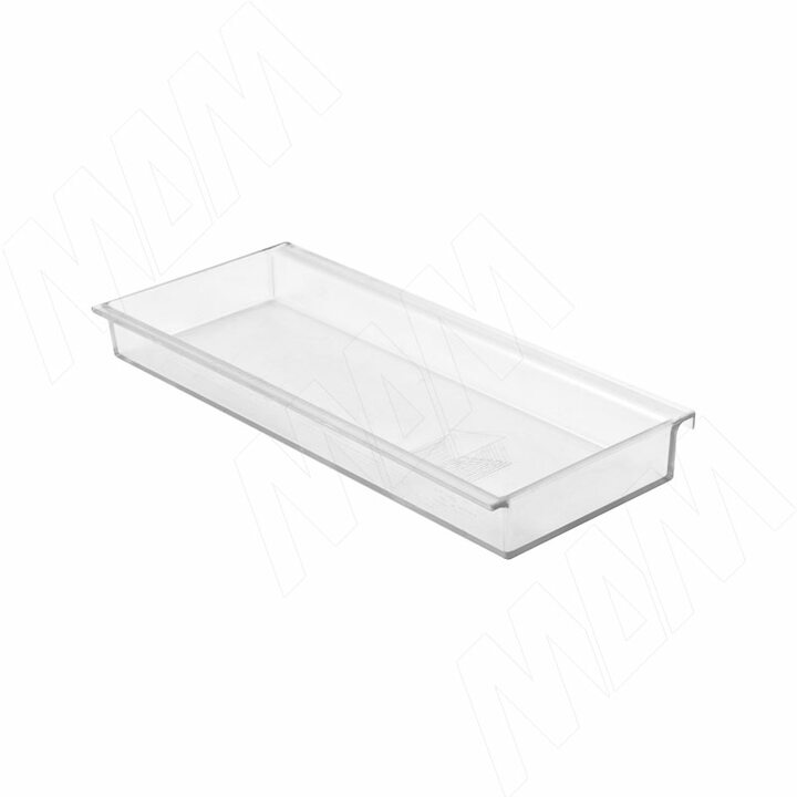 Лоток пластиковый для бутылочниц в верхнюю базу 150 мм, прозрачный