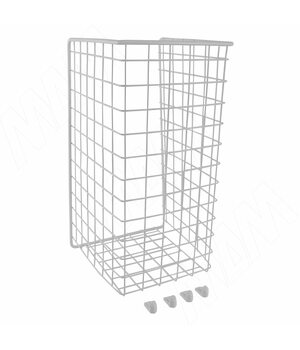 BASE Корзина для белья в базу 300 мм, высота 435 мм, белый