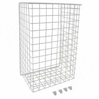 BASE Корзина для белья в базу 400 мм, высота 525 мм, белый