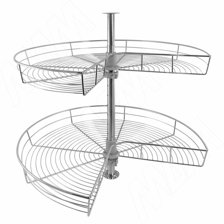 BARRA Карусель двухуровневая 270 градусов, хром