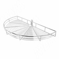 BARRA Карусель одноуровневая 180 градусов, хром