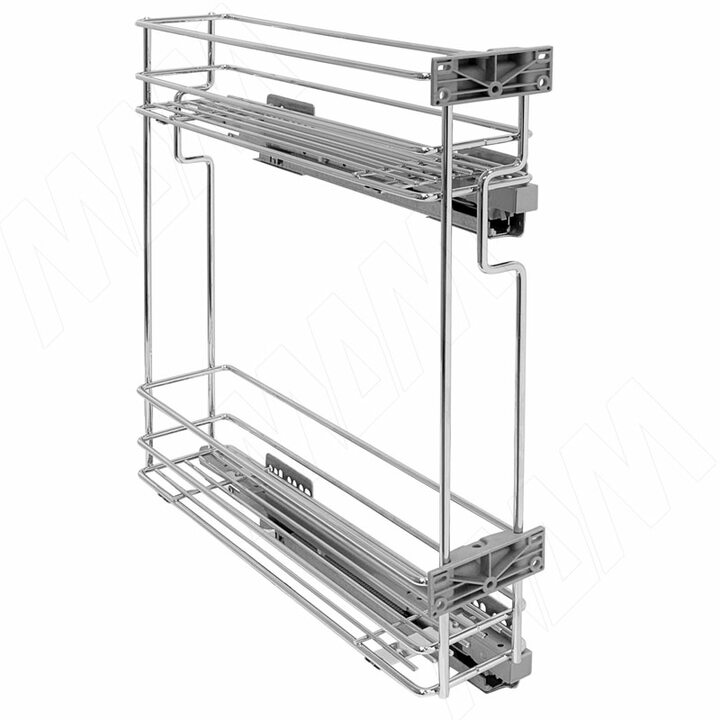 ROUND Двухуровневая корзина, 200 мм, бок. крепл. прав., направл. плавн. закр. Nova Pro