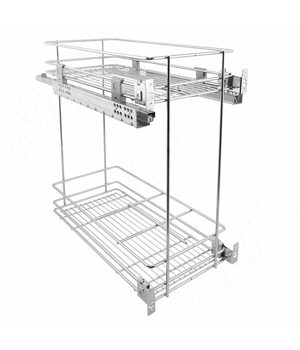 PARTNER Двухуровневая корзина 450 мм, направляющие плавного закрывания