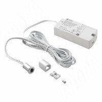 Выключатель инфракрасный (IR) на преграду, врезной, хром матовый, 220V, 250W