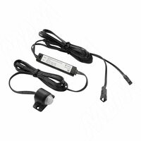 Выключатель инфракрасный (PIR) на движение, черный, 12/24V, 36/72W