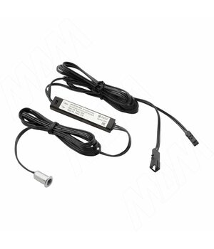 Выключатель инфракрасный (IR) на преграду, врезной, хром матовый, 12/24V, 36/72W