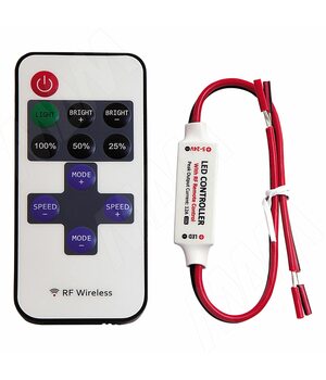 Диммер с пультом ДУ, радиоканал, 10 уровней регулировки яркости