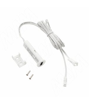 Выключатель инфракрасный (IR) универсальный (на преграду/на взмах руки), белый, 12/24V, 24/48W