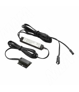 Выключатель инфракрасный (IR) на преграду, накладной, черный, 12/24V, 36/72W