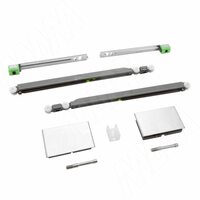 Yutu комплект роликов для одной стеклянной двери до 15 кг, два доводчика