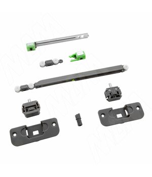 Yutu комплект роликов для одной деревянной двери до 15 кг, один доводчик