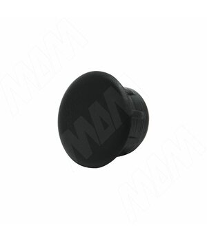 Заглушка для технологических отверстий, черная, D8 мм