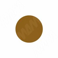 Заглушка самоклеящаяся коричневая, D35 мм (15 шт.)