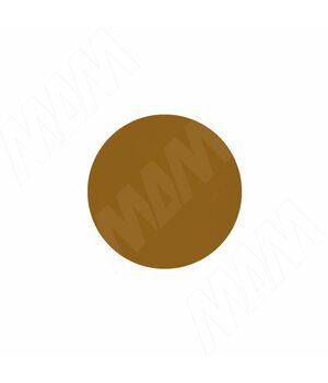 Заглушка самоклеящаяся коричневая, D35 мм (15 шт.)
