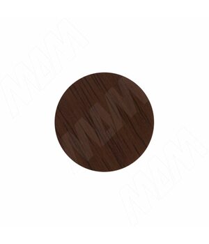 Заглушка самоклеящаяся орех темный, D20 мм (18 шт.)