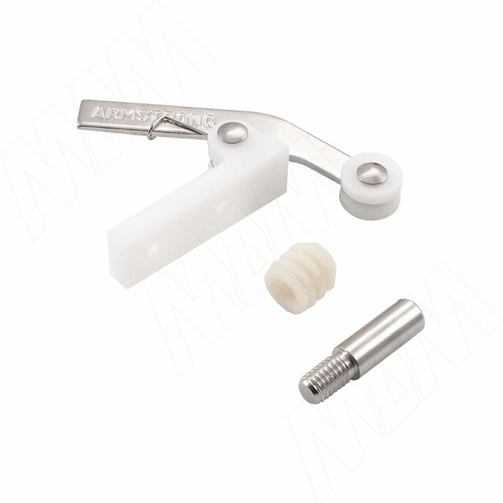 Фиксатор для 2-х распашных дверей, хром