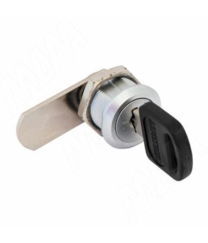 Замок для 1-ой двери, поворотный, хром