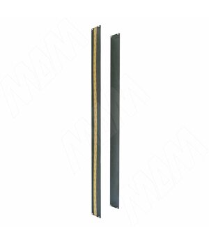 Термоизоляционная планка плоская, черная, комплект 2 шт.