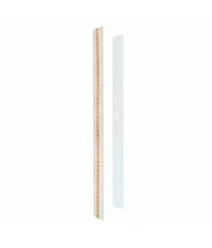 Термоизоляционная планка плоская, белая, комплект 2 шт.