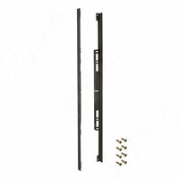 Термоизоляционная планка для духового шкафа универсальная, черная, комплект 2 шт.