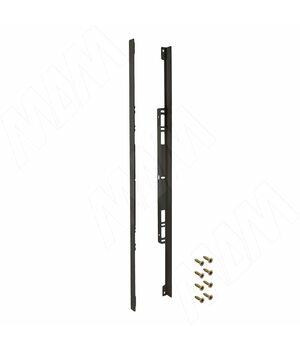 Термоизоляционная планка для духового шкафа универсальная, черная, комплект 2 шт.