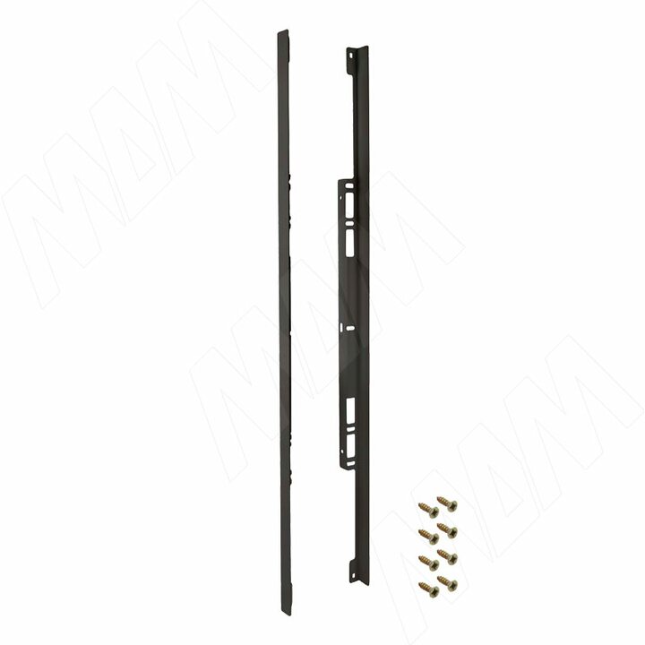 Термоизоляционная планка для духового шкафа универсальная, черная, комплект 2 шт.