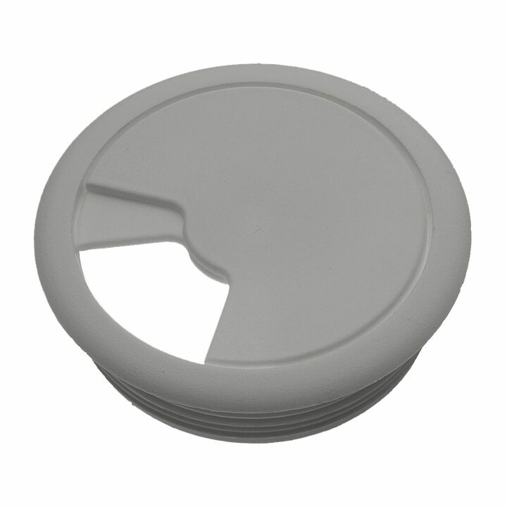 Заглушка кабель-канала, пластик серая