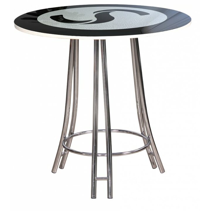 Cтол из хрома Салют