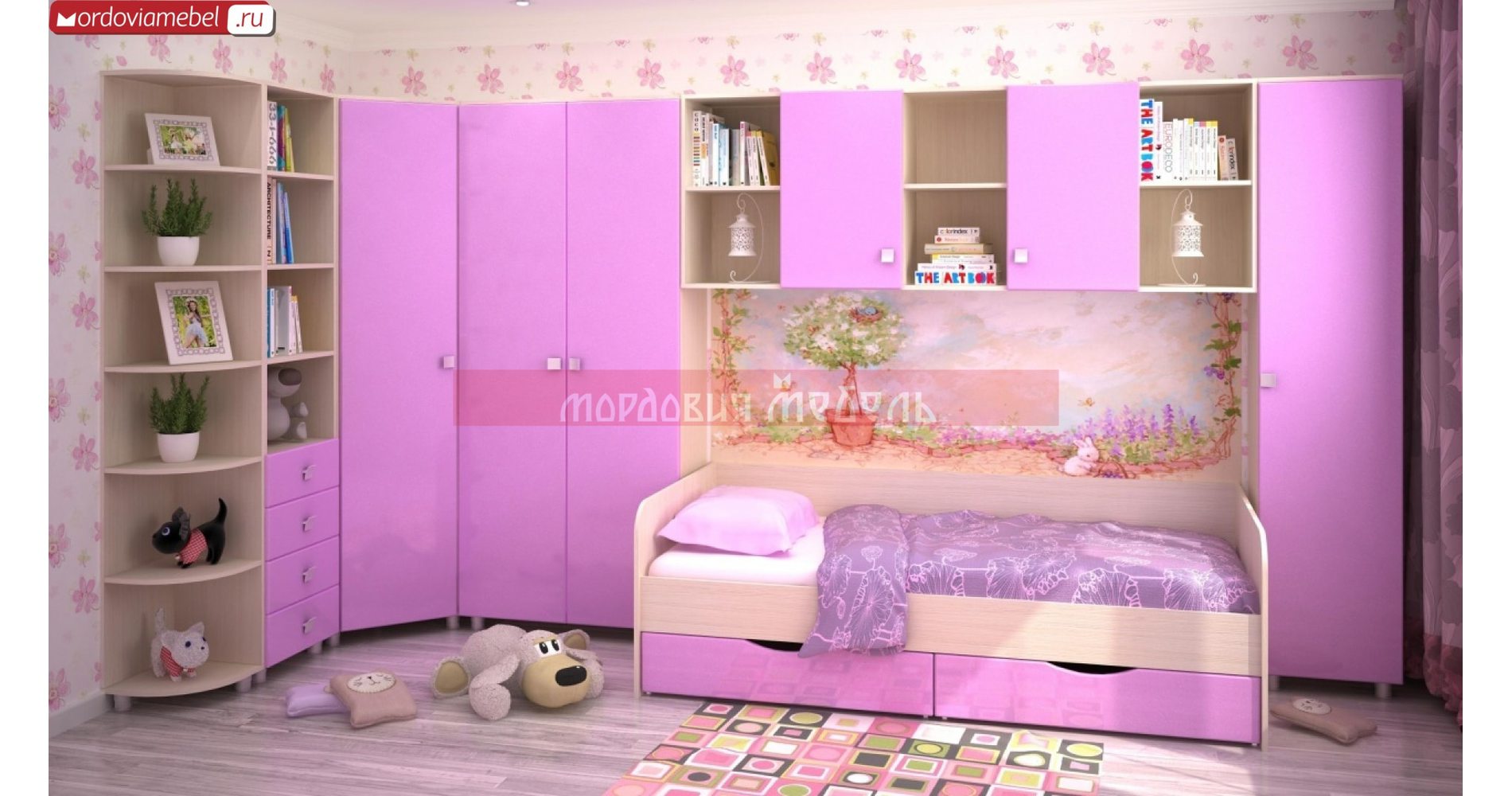 Детская мебель mosmirmebeli gmail com. Мебель для девочки в комнату. Детская спальня мебель.