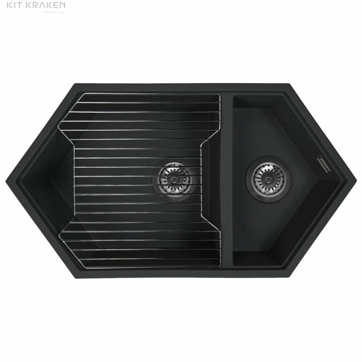 Kit Kraken Creek Решётка - сушилка из металла, левая, хром