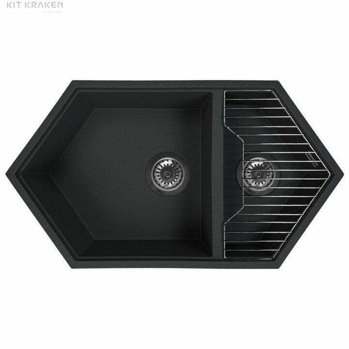 Kit Kraken Creek Решётка - сушилка из металла, правая, хром