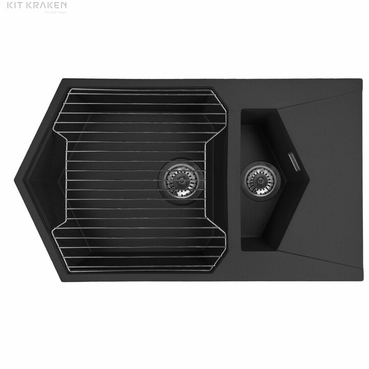 Kit Kraken Pond Решётка - сушилка из металла, хром