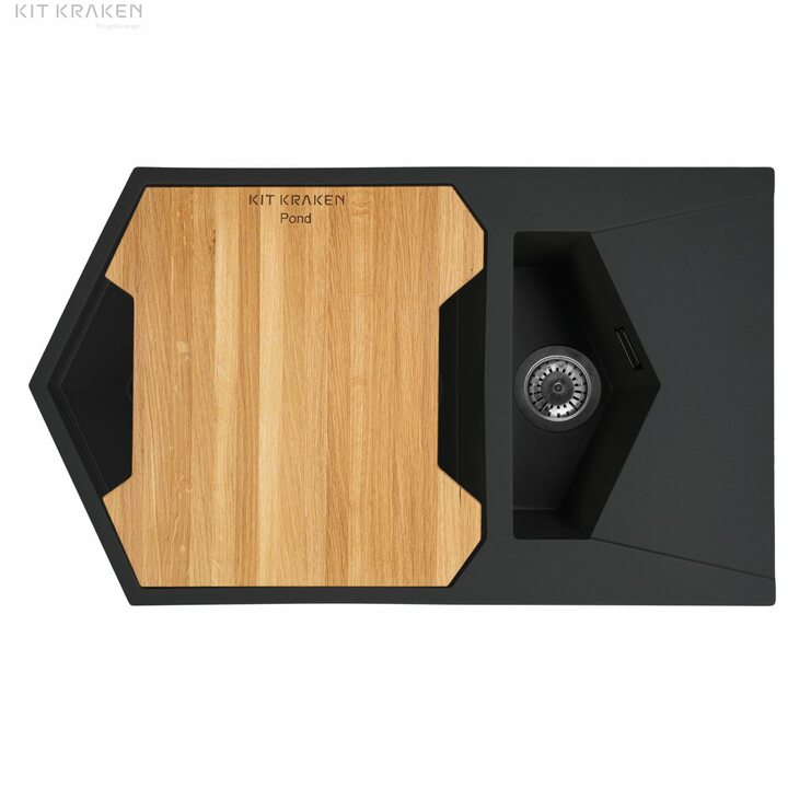 Kit Kraken Pond Разделочная доска из массива, дуб