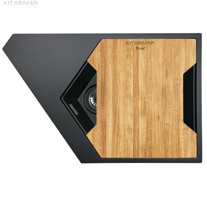 Kit Kraken River Разделочная доска из массива, дуб