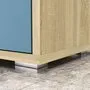 Лув Комод с 6 ящиками 1,6 м, SOFT TOUCH голубой