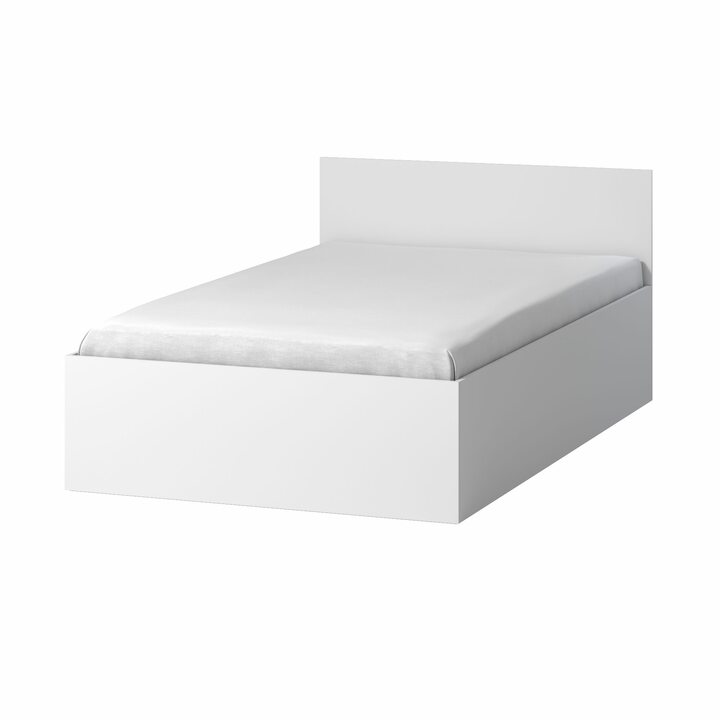 Тюс Кровать со спальным местом 2 х 1,2, ЛДСП белый