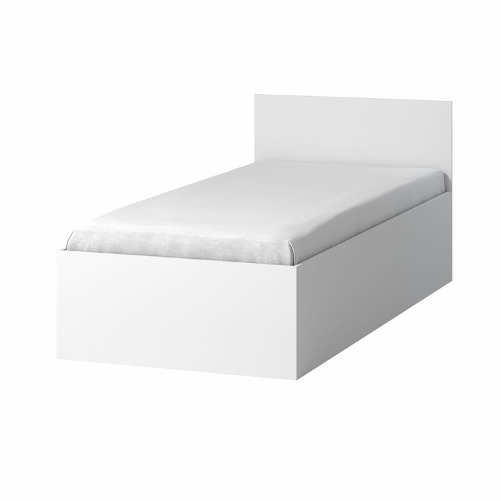 Тюс Кровать со спальным местом 2 х 0,9, ЛДСП белый