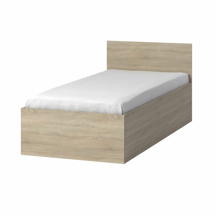 Тюс Кровать со спальным местом 2 х 0,9, ЛДСП дуб сонома