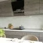 Tisrock Кухня угловая, TSS, HIGH GLOSS белый, дерево