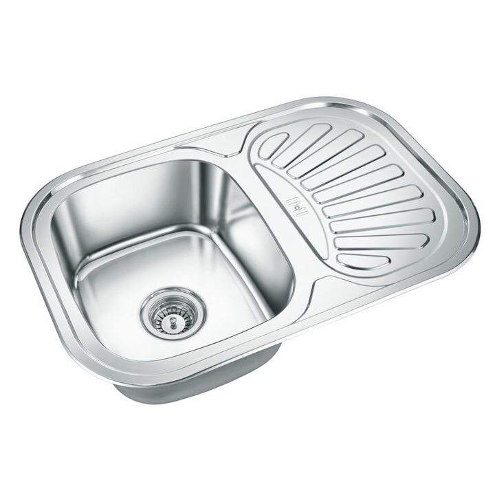 EMAR 7449 Кухонная мойка из нержавеющей стали, глянец