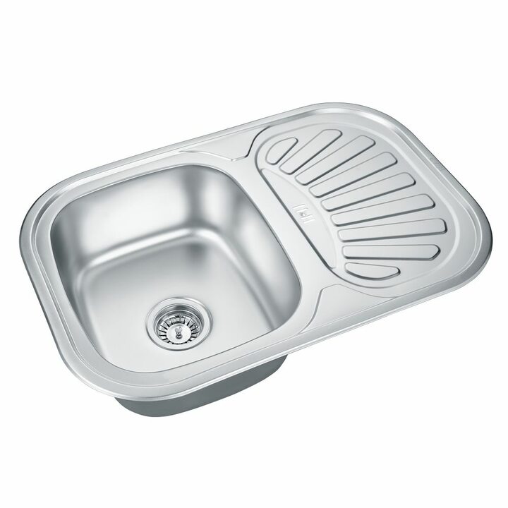 EMAR 7449 Кухонная мойка из нержавеющей стали, матовый