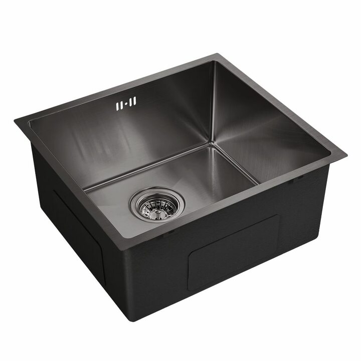 EMAR EMB-114 Кухонная мойка из нержавеющей стали, черный