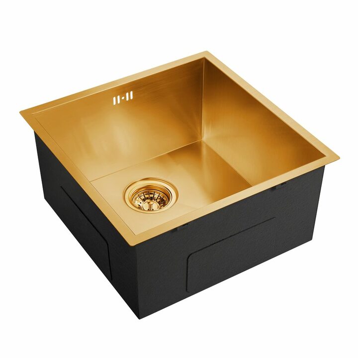 EMAR EMB-101 Кухонная мойка из нержавеющей стали, золото