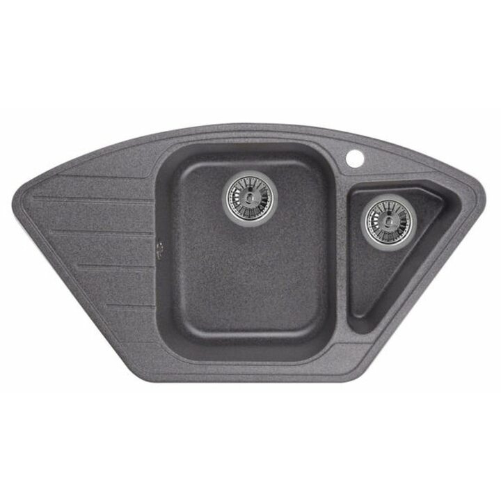 EMAR EMQ-2890 Кухонная мойка из искусственного камня, антрацит