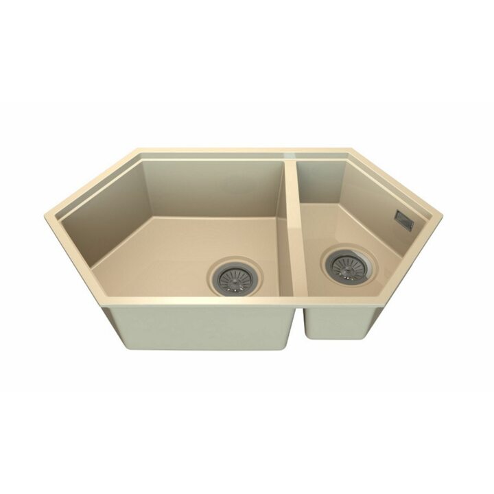 Kit Kraken Creek Кухонная мойка из искусственного камня, бежевый