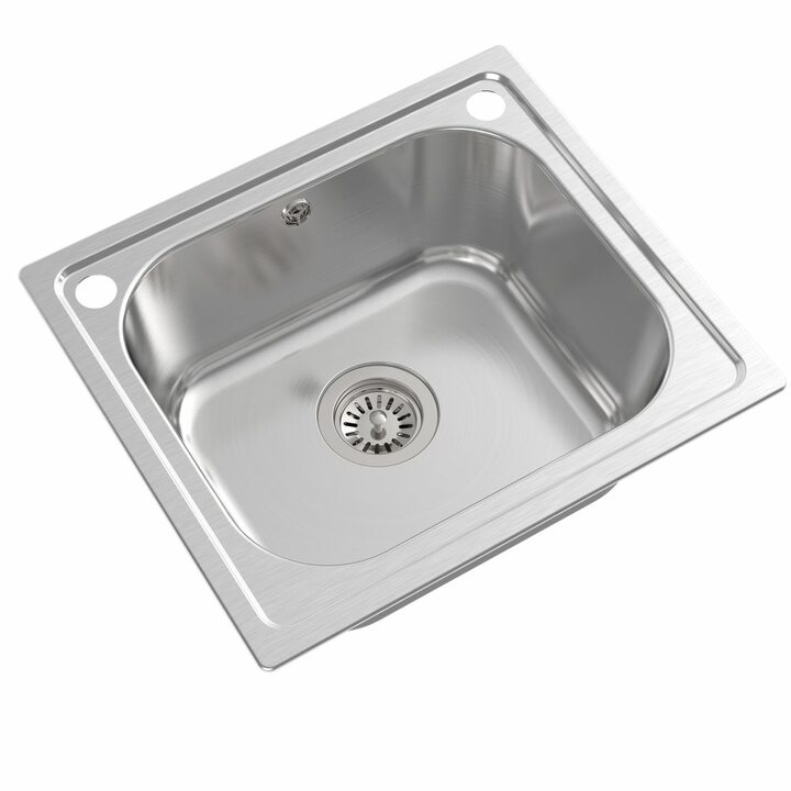 Oulin OL-203 Кухонная мойка из нержавеющей стали, сатин
